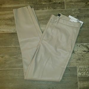 Zara Faux Leather HI-Rise Leggings